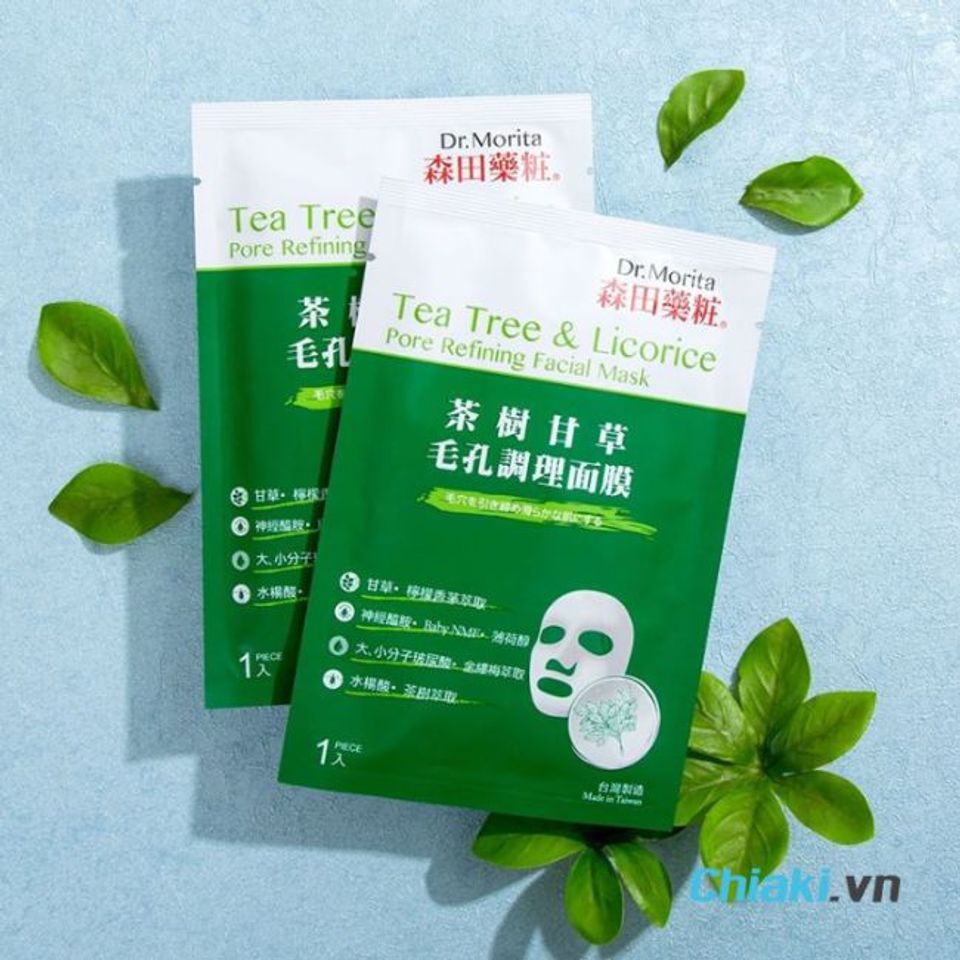 Mặt nạ tr&agrave;m tr&agrave; trị mụn Dr.Morita