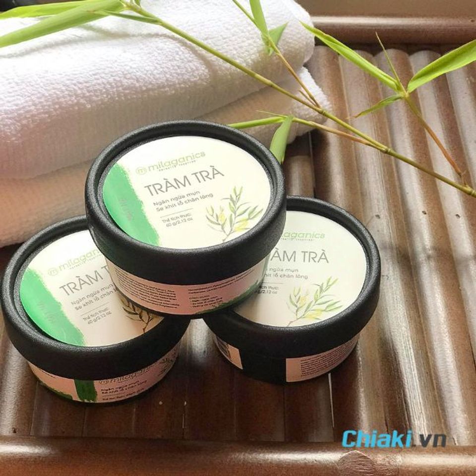 Mặt nạ tr&agrave;m tr&agrave; trị mụn Milaganics