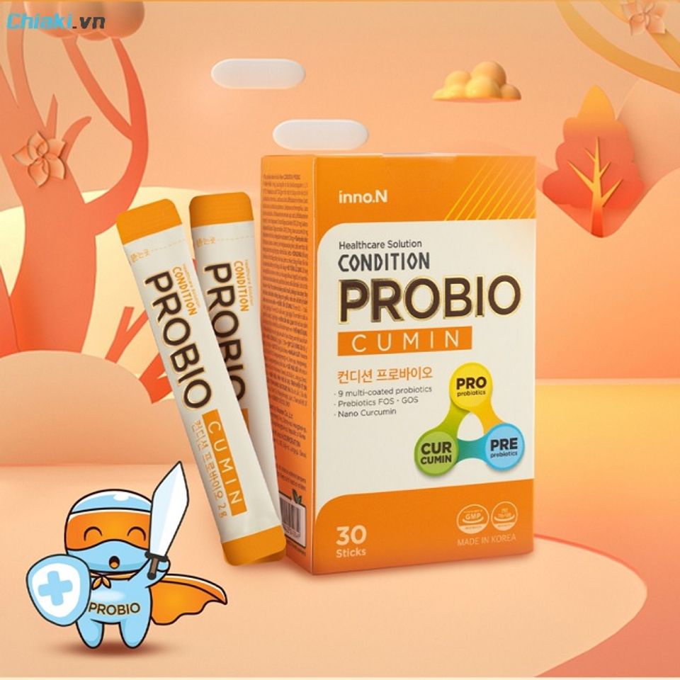 Men vi sinh Condition Probio Cumin hỗ trợ ti&ecirc;u h&oacute;a cho cả trẻ em v&agrave; người lớn