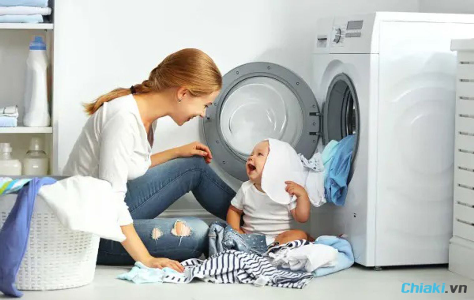những lưu &yacute; khi sử dụng nước giặt cho trẻ sơ sinh