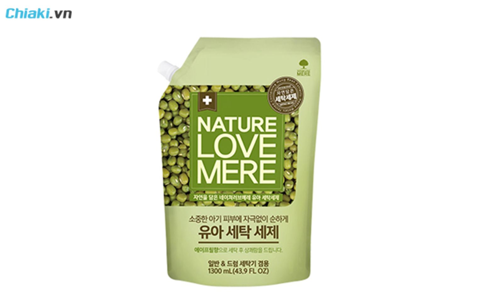 nước giặt cho trẻ sơ sinh Mung Bean Nature Love Mere