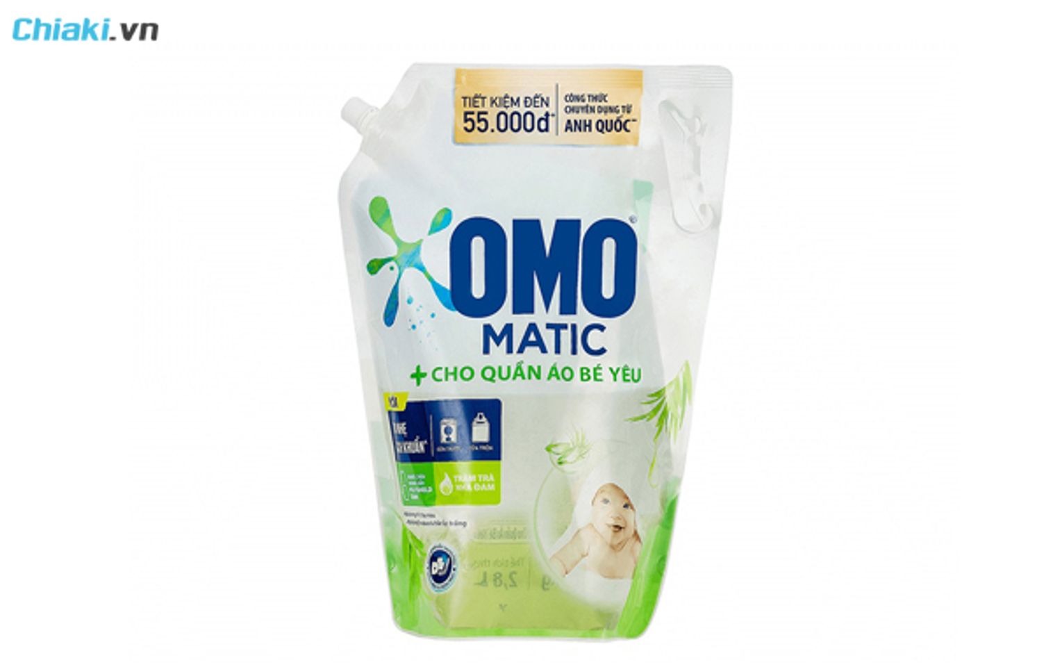 nước giặt cho trẻ sơ sinh Omo
