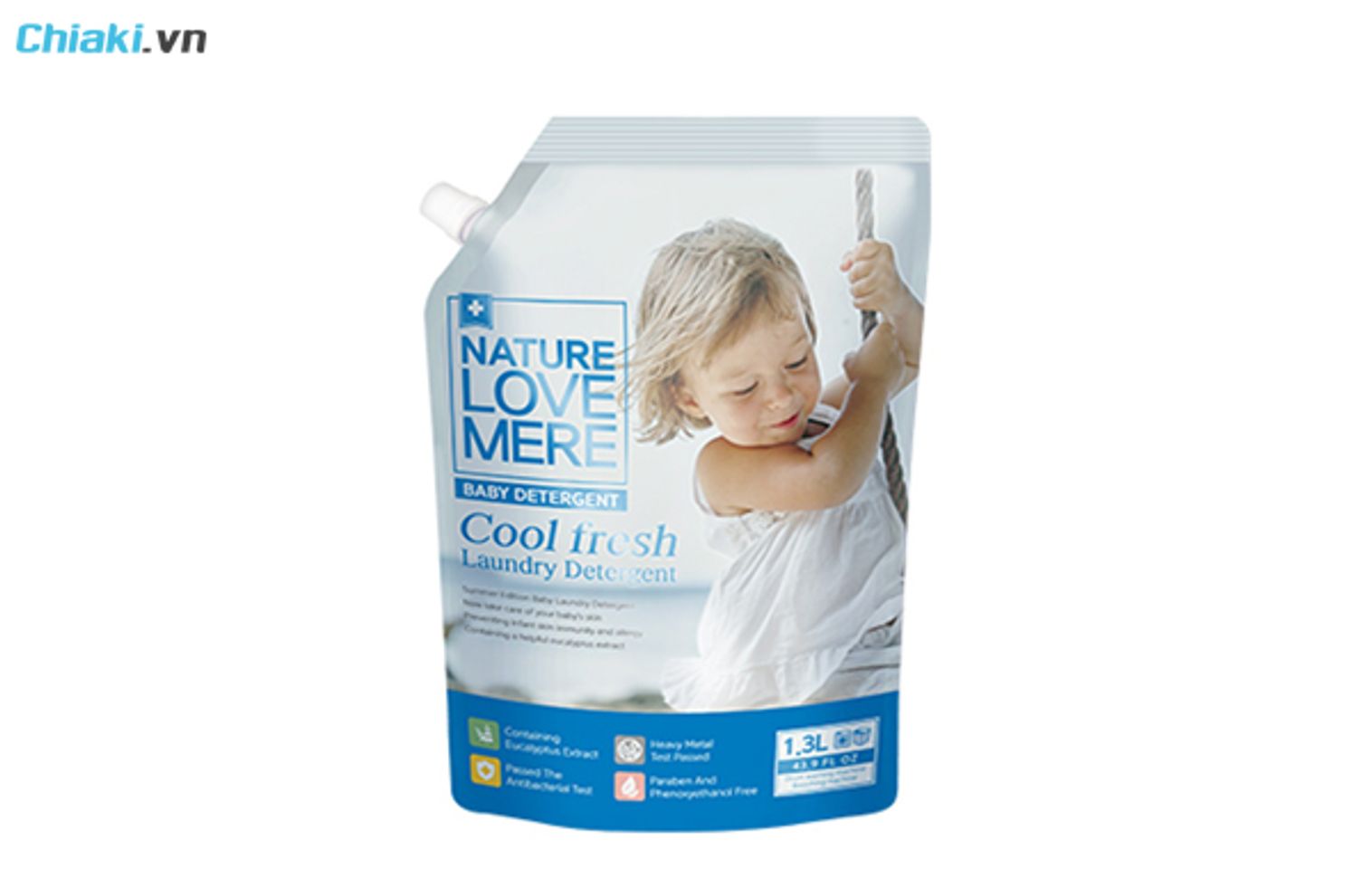 nước giặt cho trẻ sơ sinh Nature Love Mere Cool Fresh