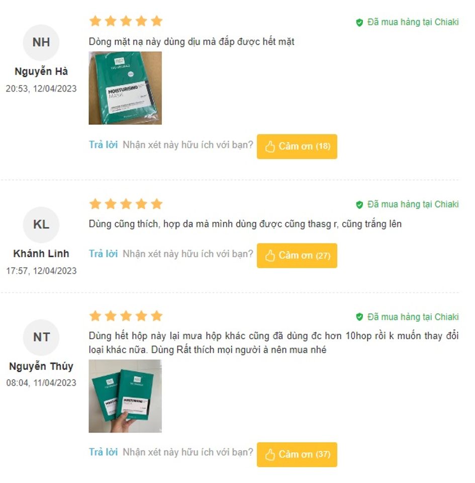 Review mặt nạ dưỡng ẩm MartiDerm từ người sử dụng