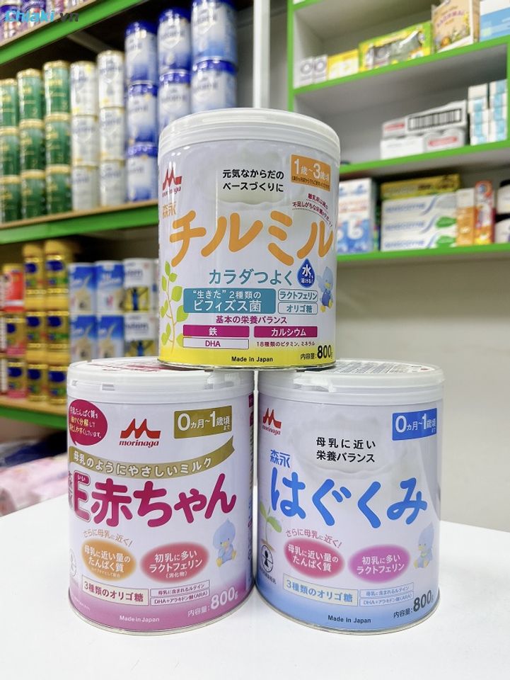 Sữa Morinaga Nhật Bản&nbsp;hỗ trợ ti&ecirc;u h&oacute;a, tăng đề kh&aacute;ng cho trẻ