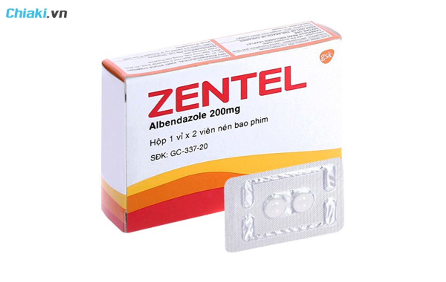 thuốc tẩy giun cho b&eacute; Zentel