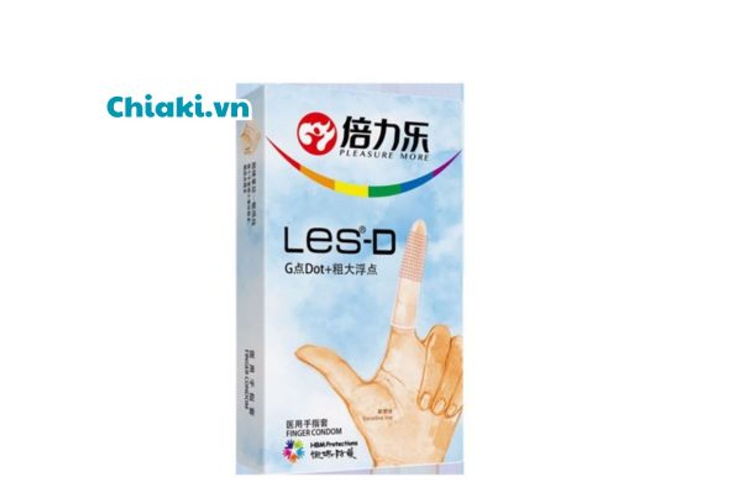 Bao cao su đeo ng&oacute;n tay c&oacute; gai Beilile Les D