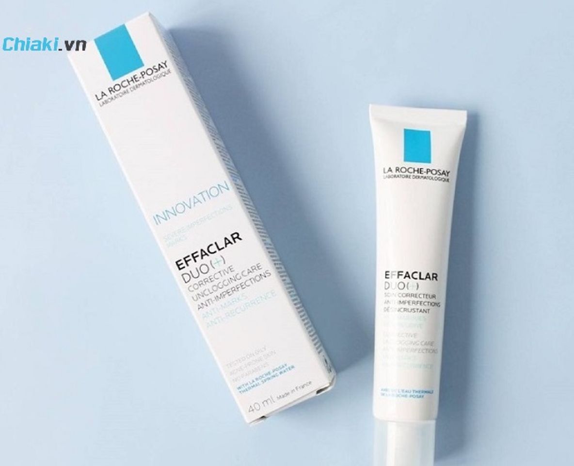 Kem hỗ trợ cải thiện mụn La Roche Posay Effaclar Duo+