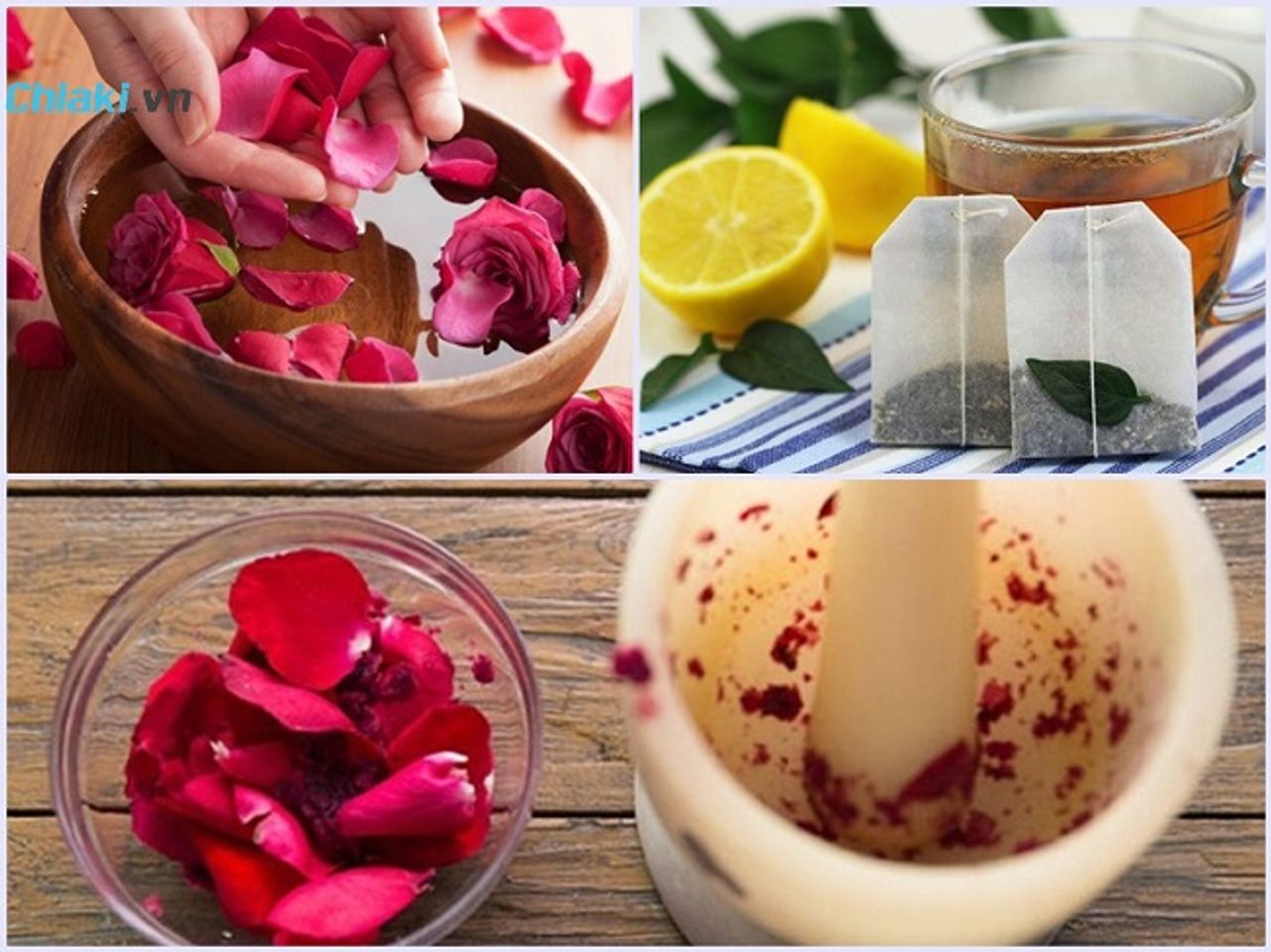 C&aacute;ch l&agrave;m mặt nạ hoa hồng collagen