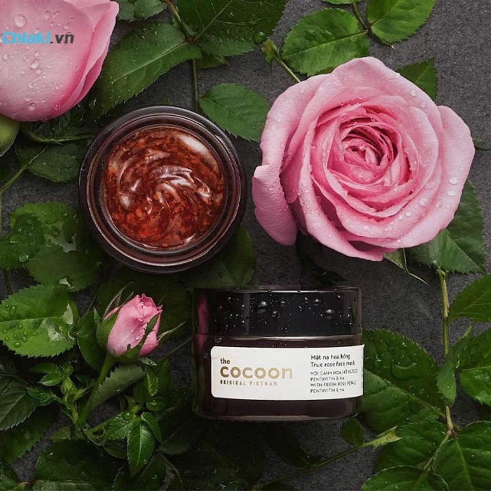 Mặt nạ hoa hồng Cocoon cấp ẩm cho da