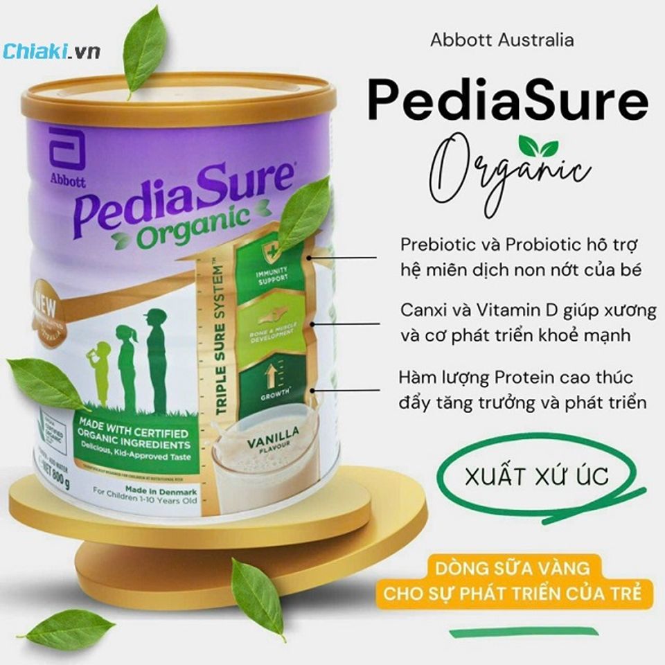 Sữa Pediasure Organic &Uacute;c 