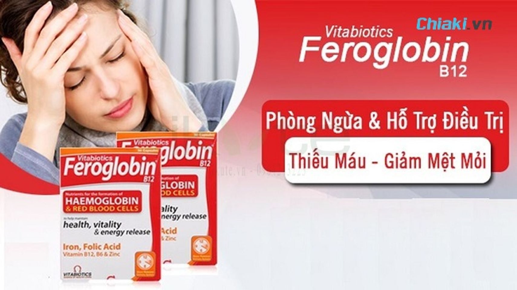 Sắt Feroglobin B12 dạng vi&ecirc;n