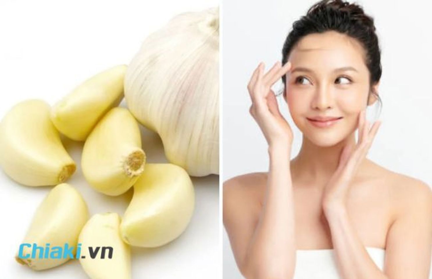 X&ocirc;ng mặt bằng tỏi c&oacute; đẹp da kh&ocirc;ng
