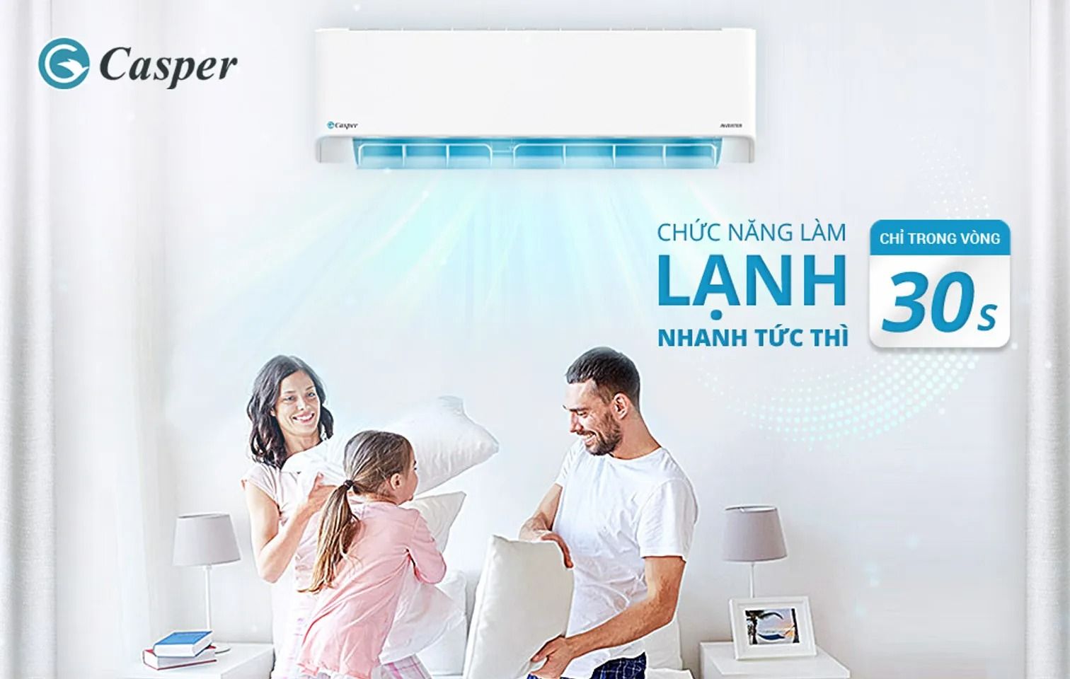 M&aacute;y lạnh Casper Inverter 2 HP HC-18IA32