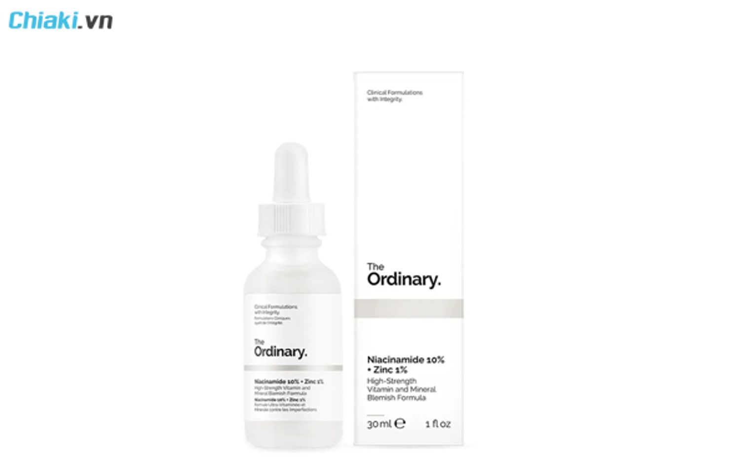 huyết thanh trị mụn The Ordinary Niacinamide 10% + Zinc 1%