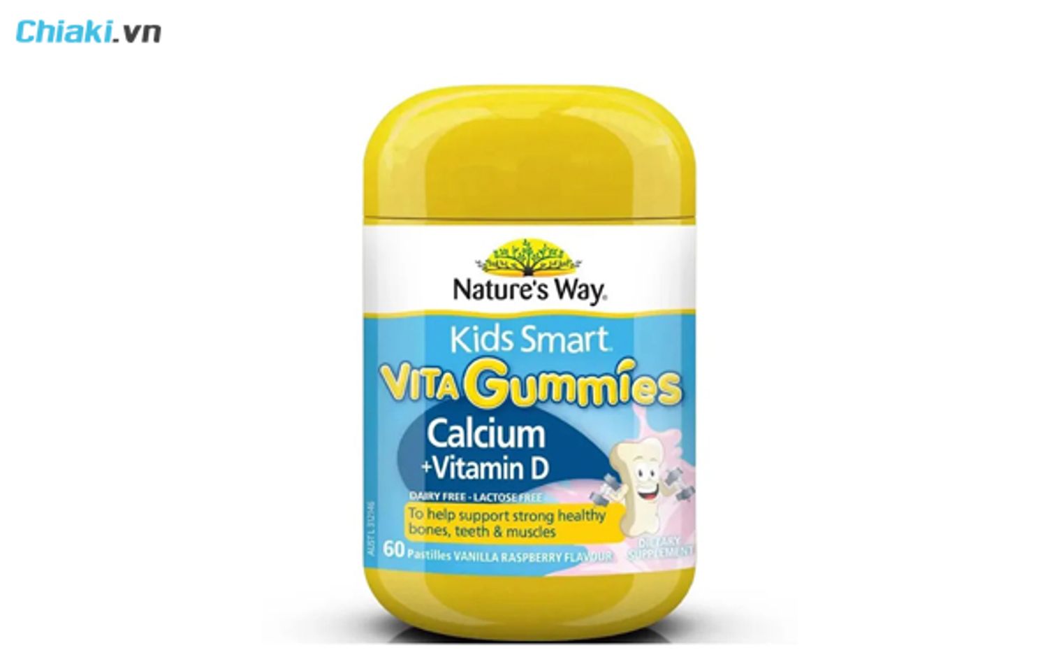 Kẹo Vita Gummies Nature's Way bổ sung Canxi + Vitamin D