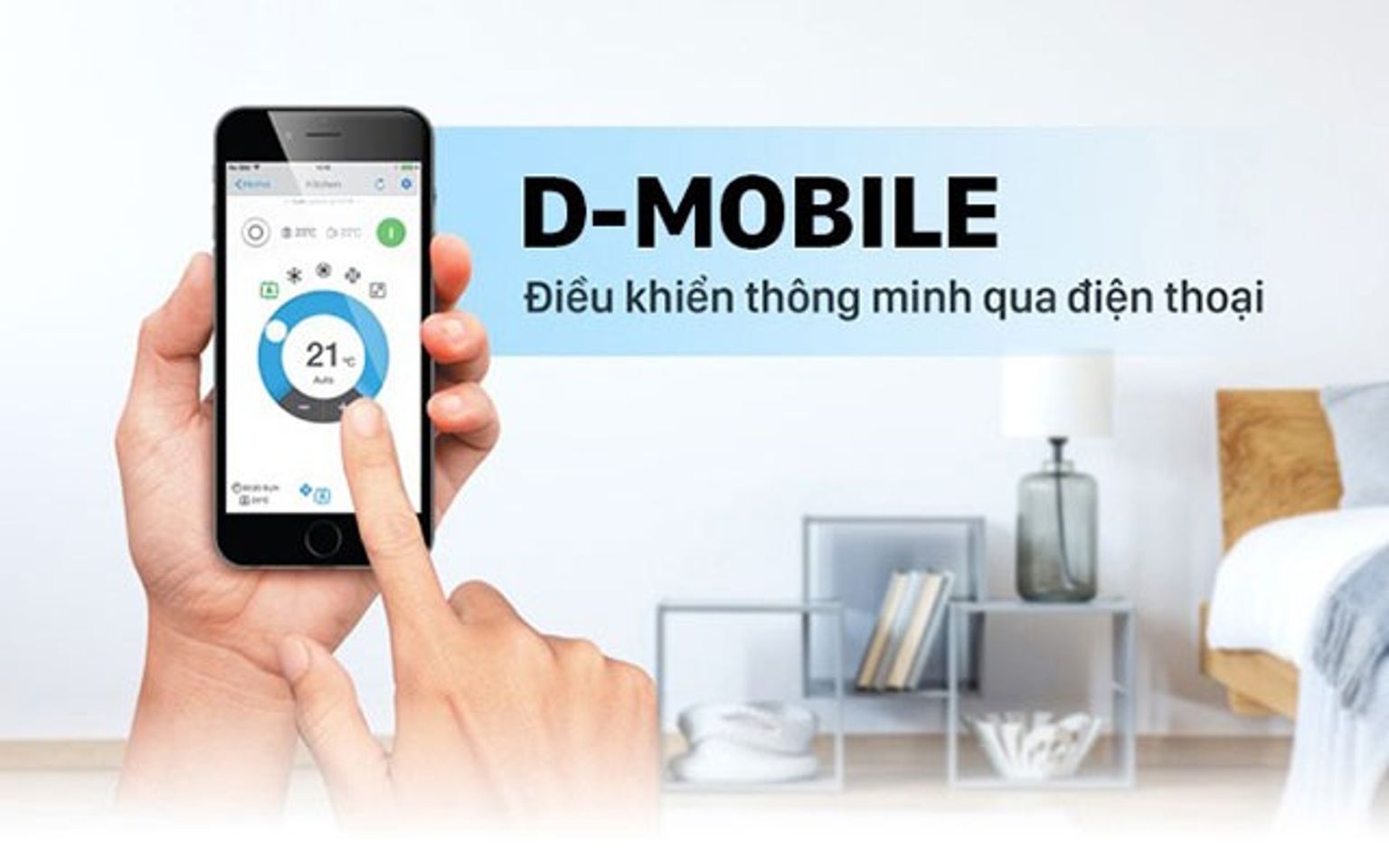 Hướng dẫn kết nối điện thoại th&ocirc;ng minh với điều ho&agrave; Daikin D-Mobile