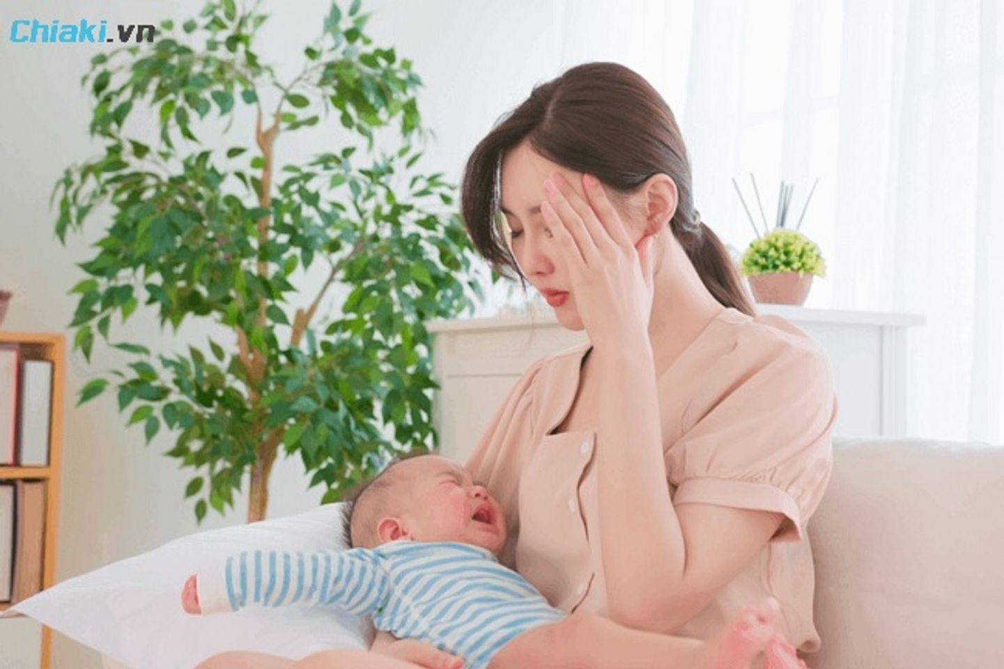 Mẹ căng thẳng, stress khiến chất lượng sữa giảm