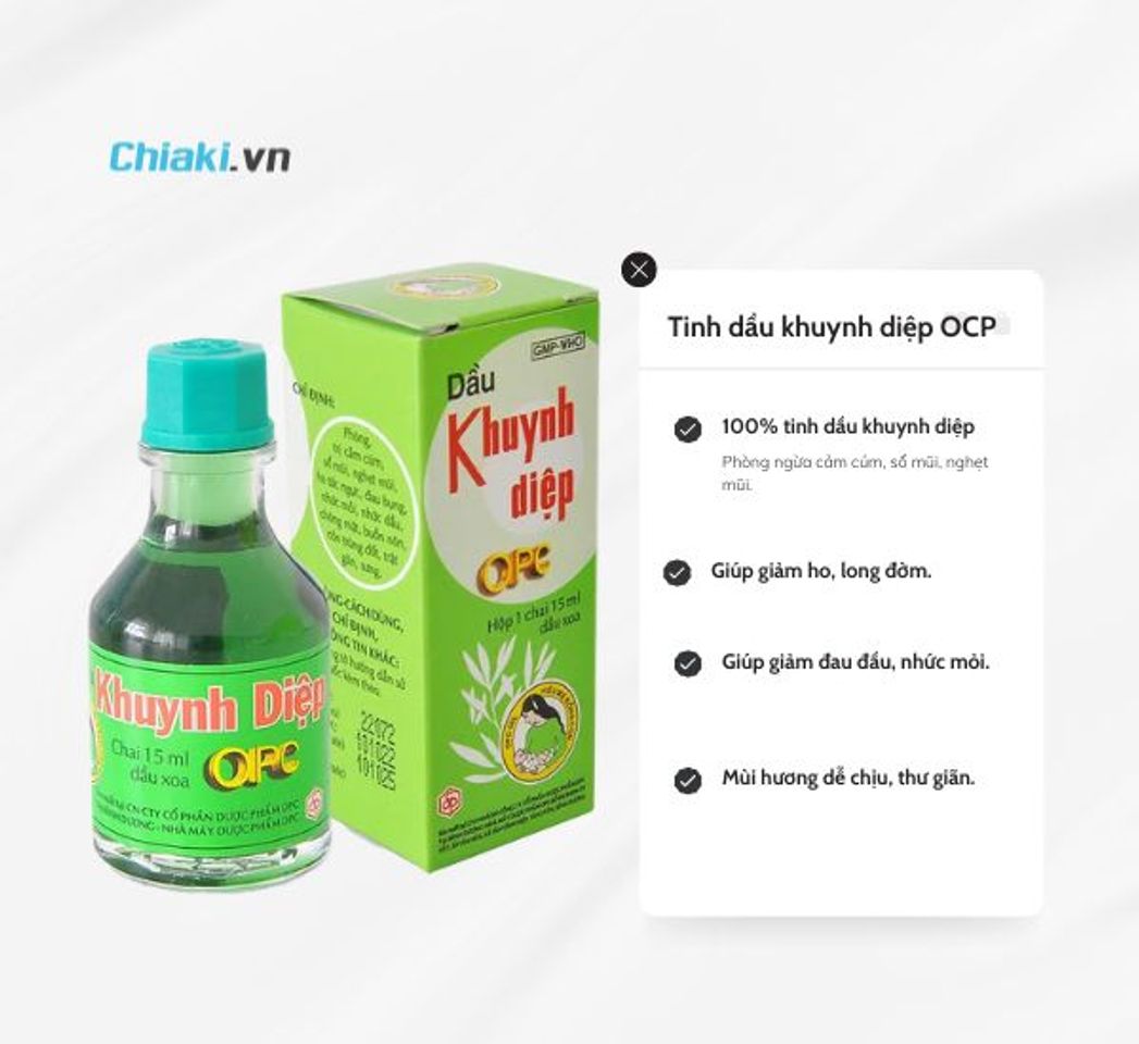 Dầu khuynh diệp OPC cho b&agrave; bầu