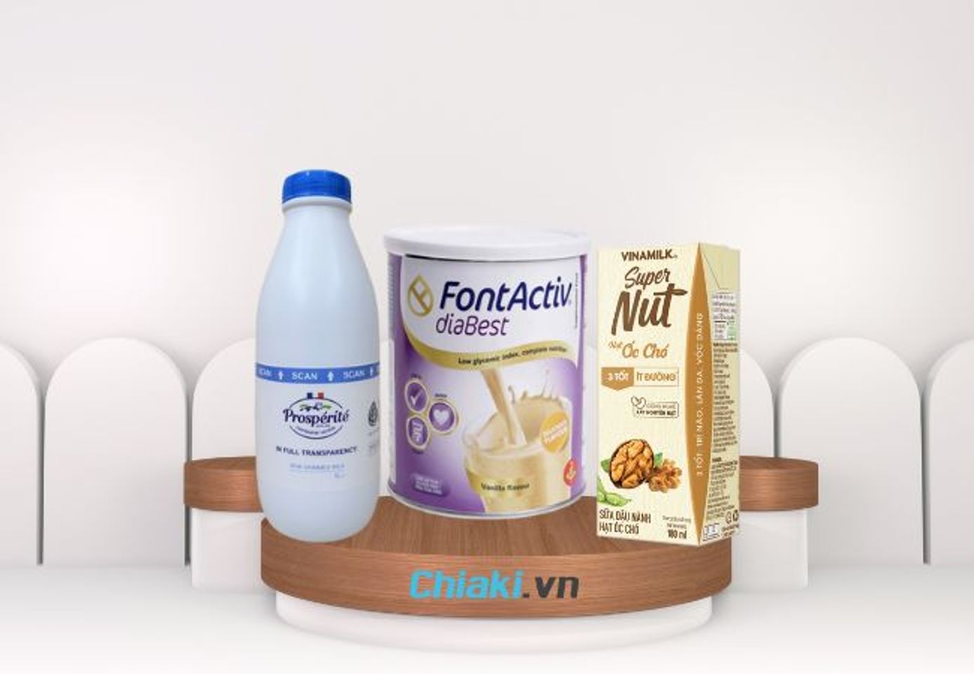 3 loại sữa th&iacute;ch hợp cho người tiểu đường