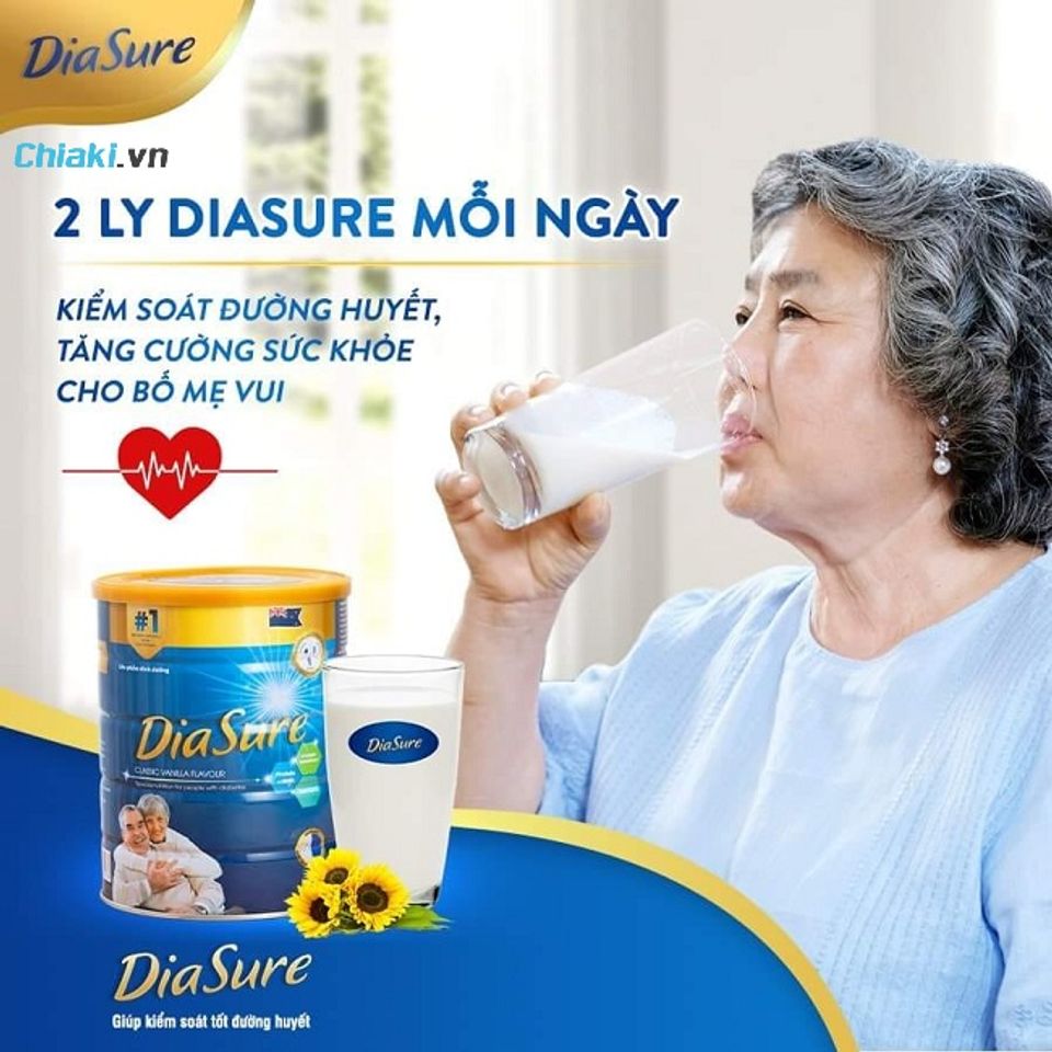 Sữa non DiaSure cho người tiểu đường