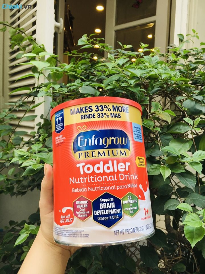 Sữa Enfagrow Premium h&agrave;m lượng dinh dưỡng c&acirc;n đối theo độ tuổi