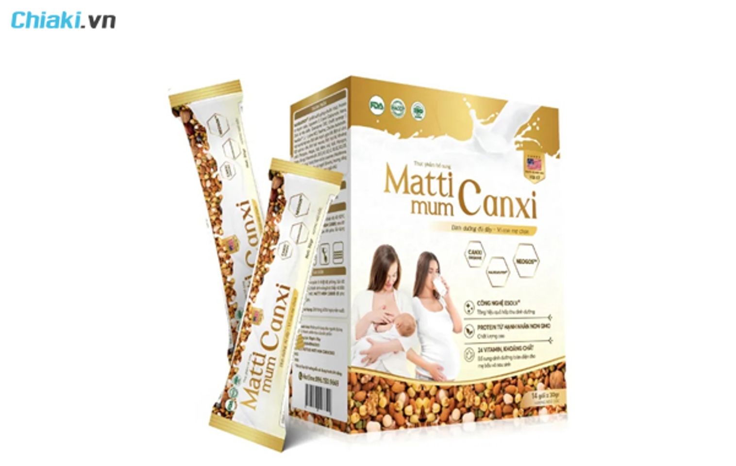 Sữa cho mẹ bầu Organic Matti Mum Canxi