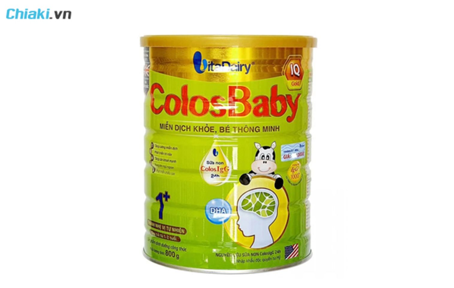 Sữa c&ocirc;ng thức chứa HMO Colosbaby IQ Gold 1+