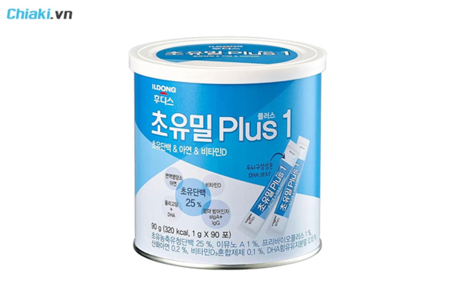 Sữa non dạng g&oacute;i ILDong Foodis CHOYUMEAL Plus có 1-0-2