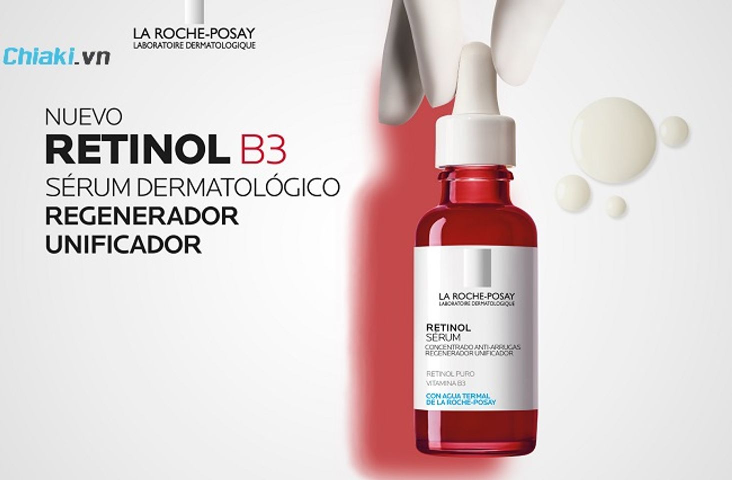 Serum hỗ trợ trẻ h&oacute;a da La Roche Posay Retinol B3