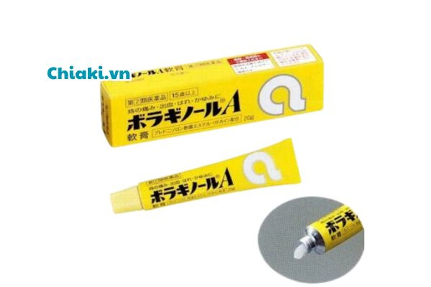 Kem b&ocirc;i trĩ chữ A 20g Nhật Bản
