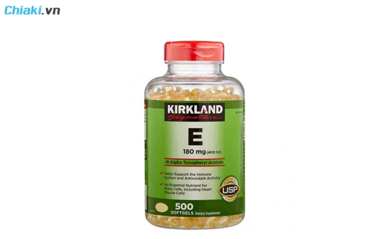 Vi&ecirc;n uống vitamin E Kirkland