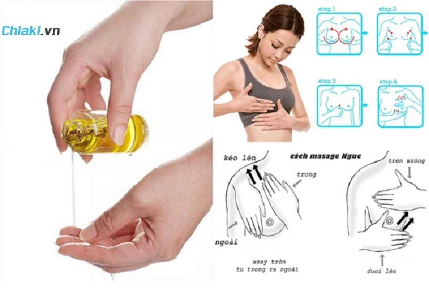 Hướng dẫn sử dụng kem tăng k&iacute;ch thước v&ograve;ng 1
