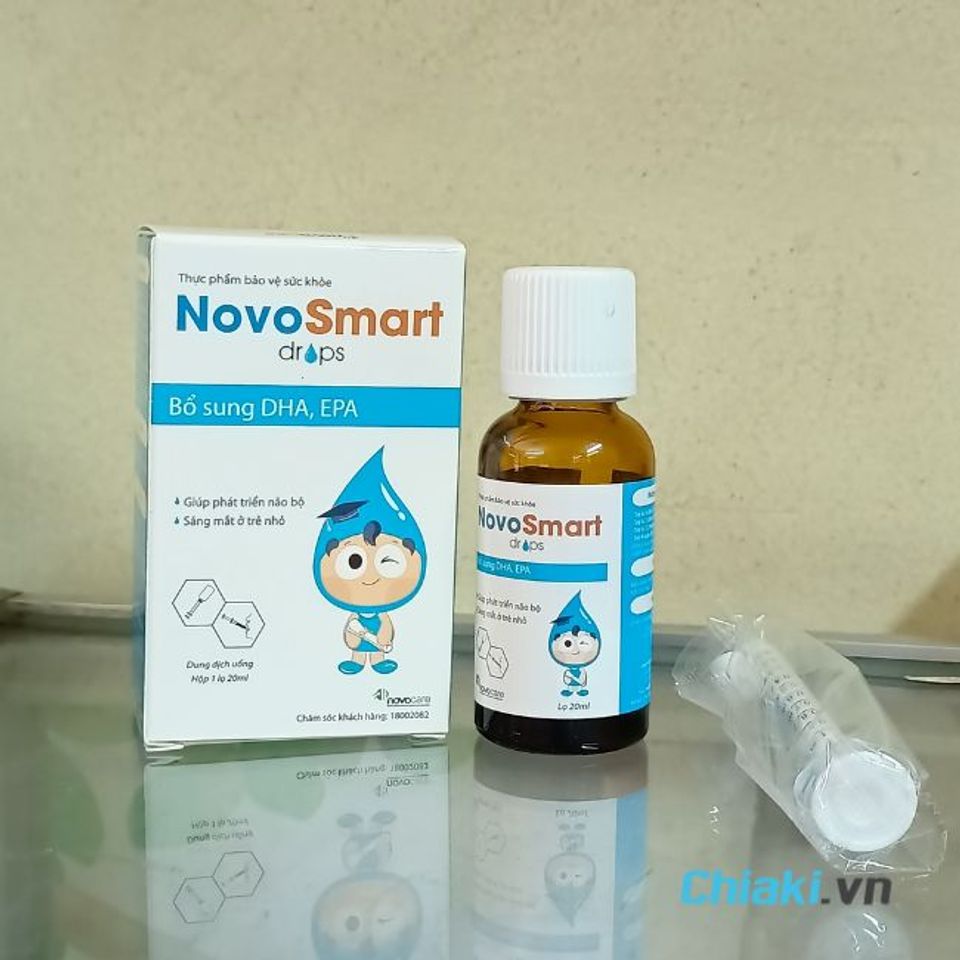 NovoSmart Drops bổ sung DHA cho trẻ sơ sinh từ 0-6 th&aacute;ng tuổi