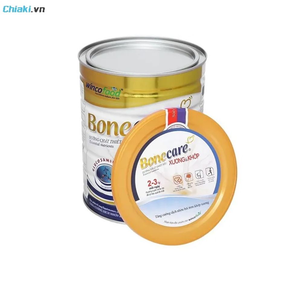 Sữa Wincofood Bonecare vị vani&nbsp;gi&uacute;p xương khớp nhanh ch&oacute;ng phục hồi v&agrave; ổn định