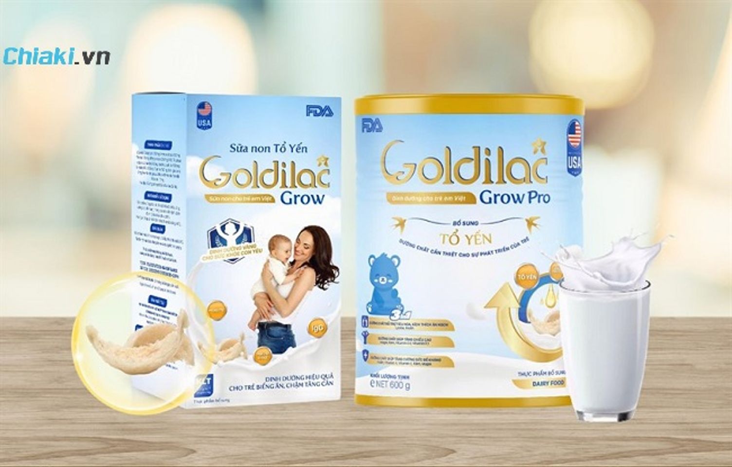 Sữa non tổ yến Goldilac Grow