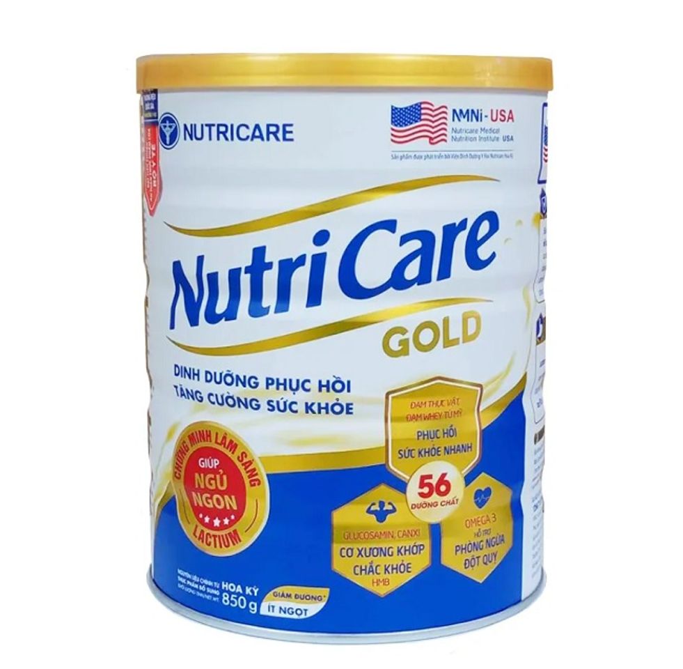 Sữa gi&uacute;p tăng c&acirc;n cho người gầy Nutricare Gold