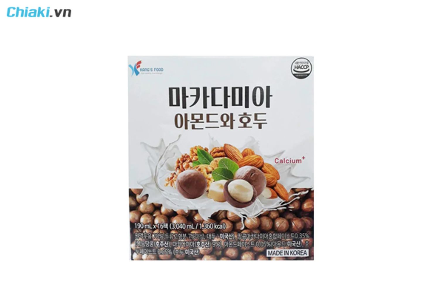 sữa hạt cho b&agrave; bầu Macadamia KC Health
