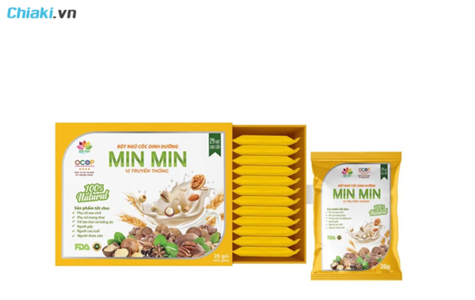 sữa hạt cho b&agrave; bầu Min Min 29 loại hạt