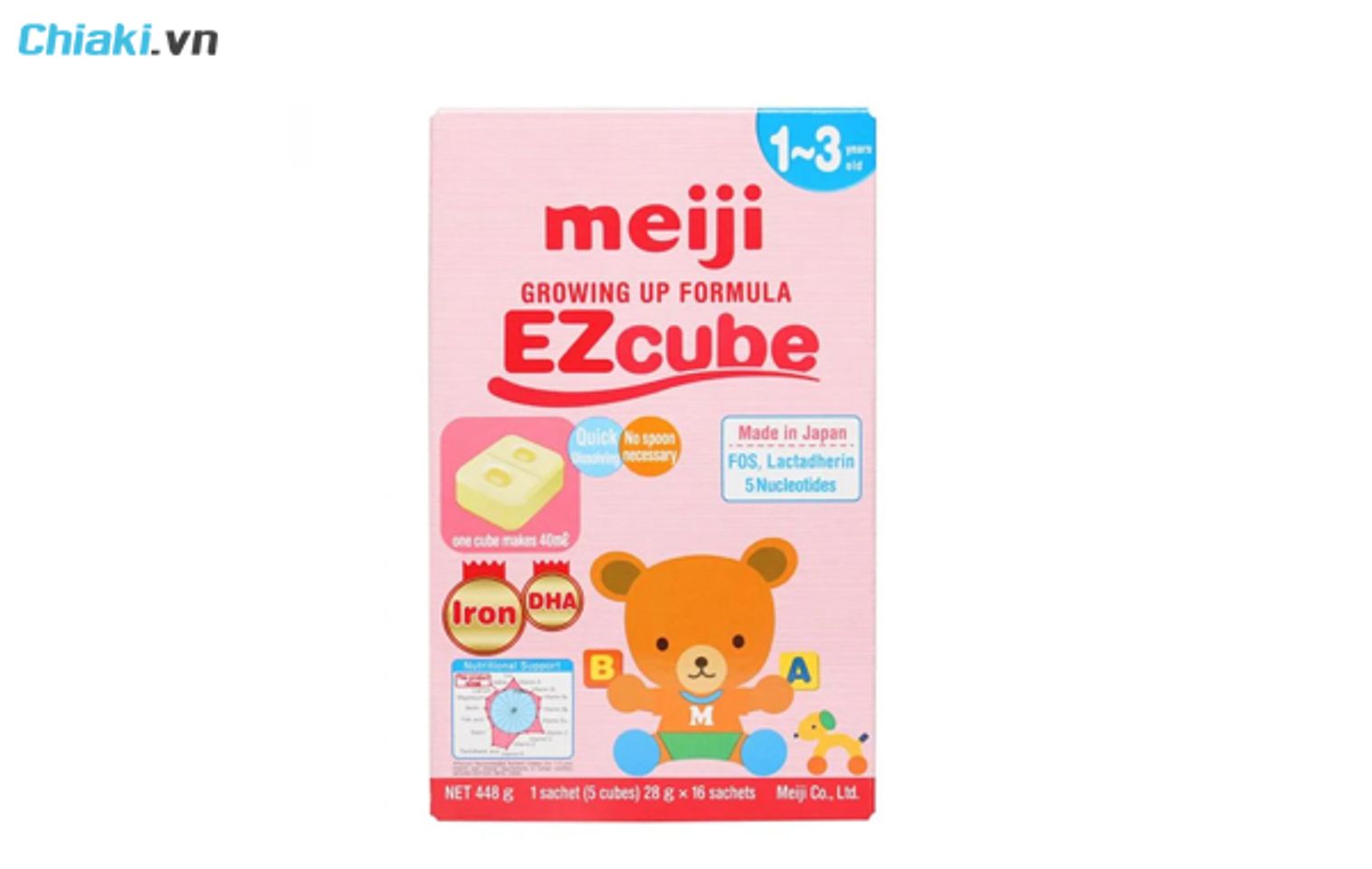 Sữa Meiji Growing Up Formula Ezcube