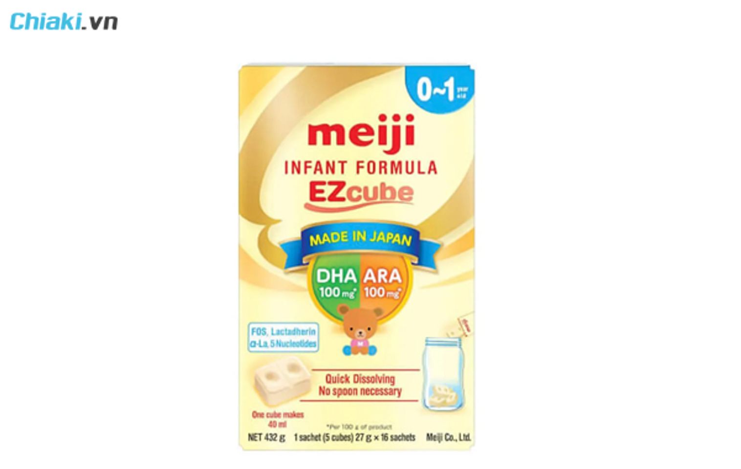 Sữa Meiji Infant Formula Ezcube