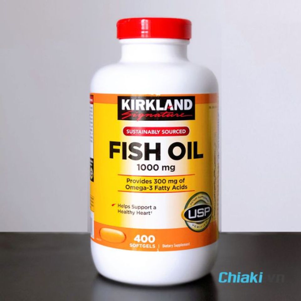 Thuốc bổ mắt dầu c&aacute; Omega 3 Kirkland