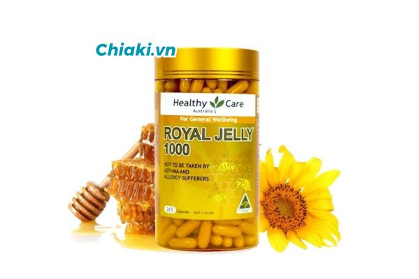 Sữa ong ch&uacute;a Royal Jelly 1000mg Healthy Care