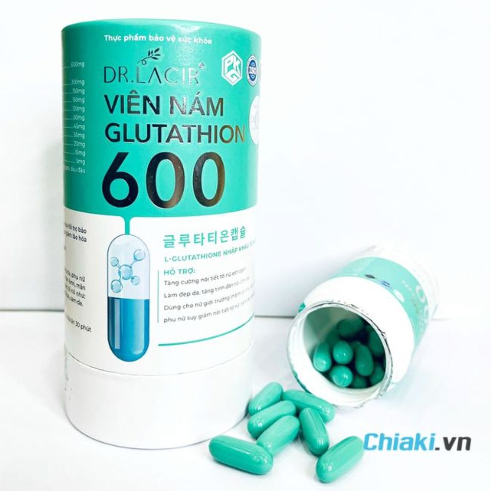 Vi&ecirc;n uống Glutathione 600 Dr Lacir