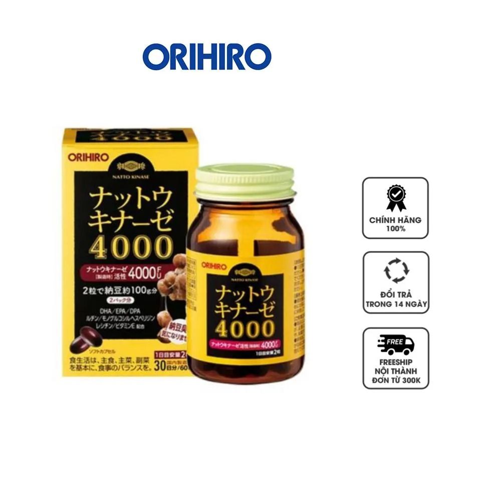 Vi&ecirc;n uống Nattokinase Orihiro