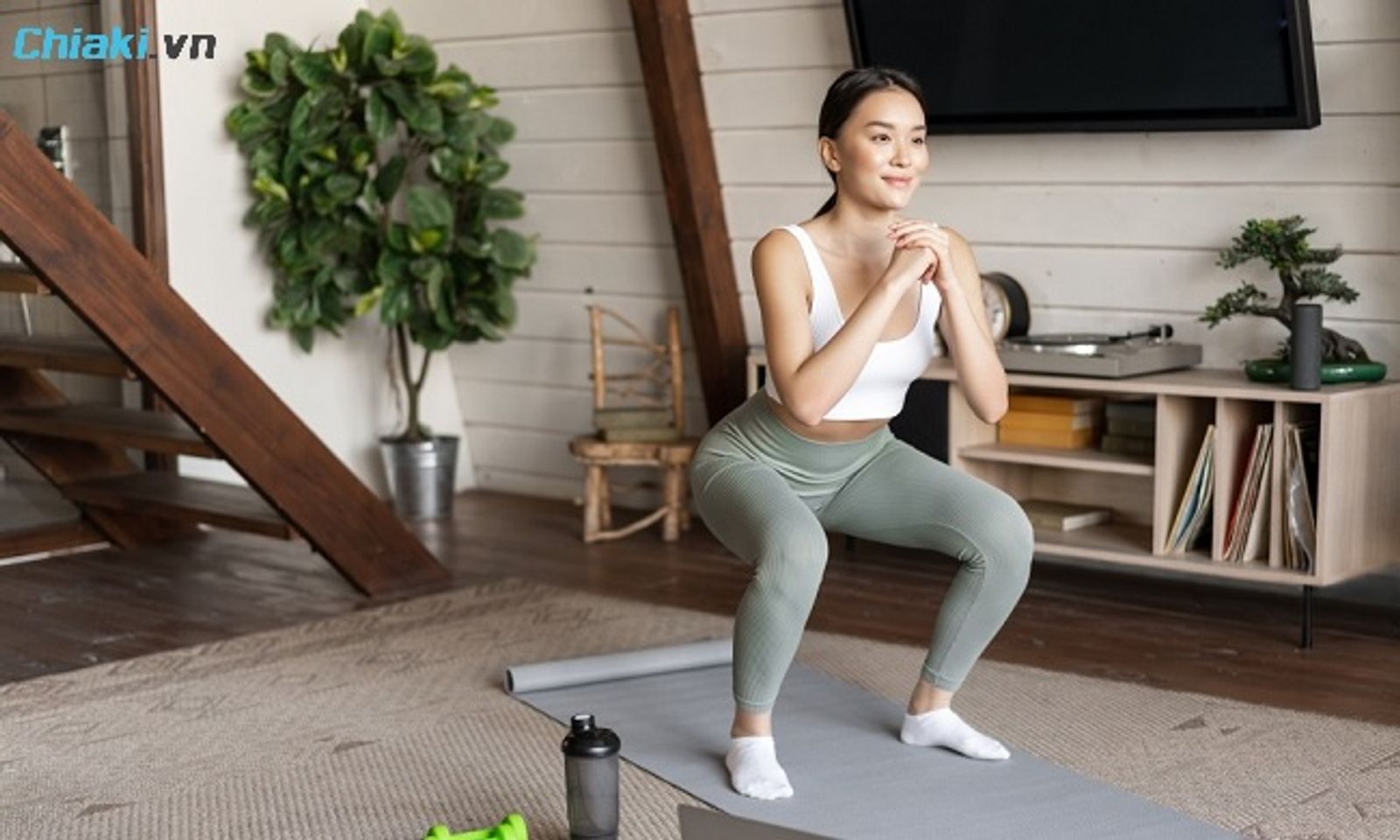 B&agrave;i tập giảm c&acirc;n nhanh trong 1 tuần 7kg cho nữ với tập thể dục tại nh&agrave;