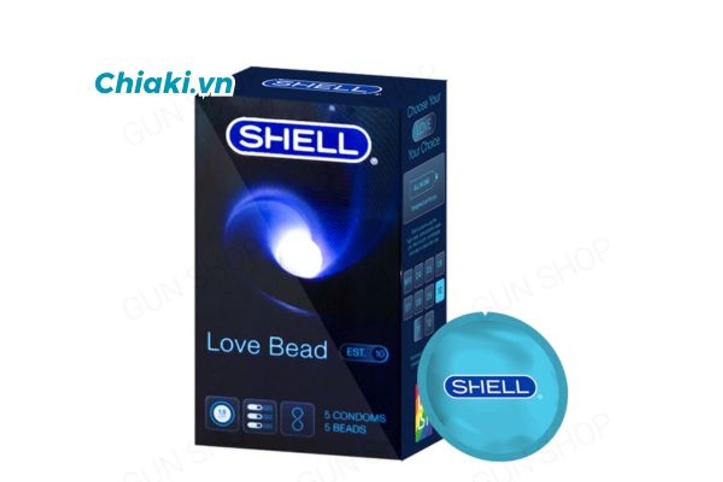 Bao cao su gai mềm Shell Love Bead&nbsp;
