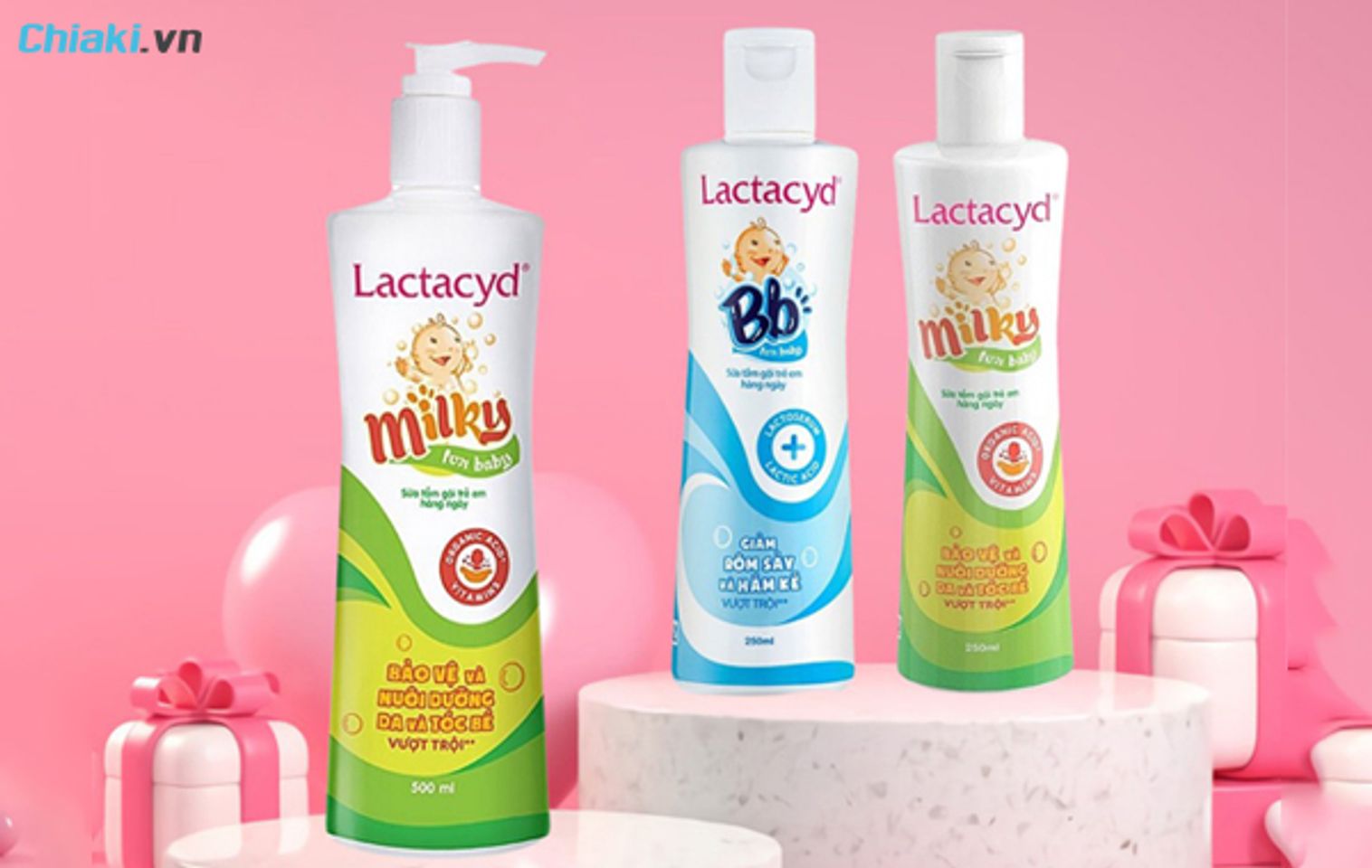 Đ&ocirc;i n&eacute;t về thương hiệu sữa tắm Lactacyd