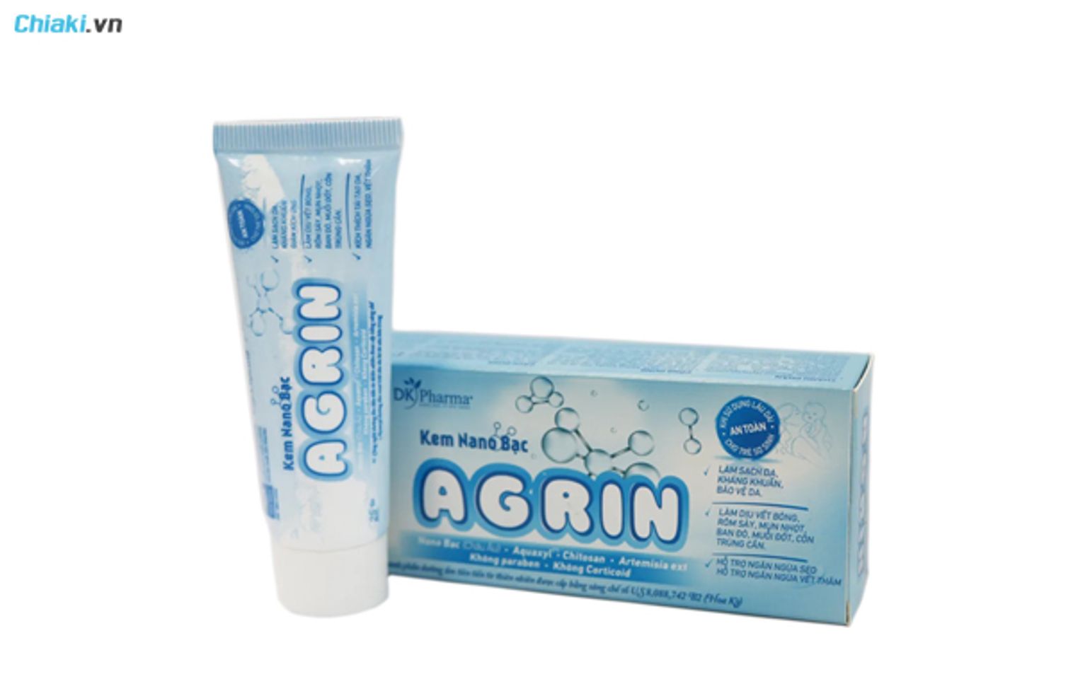 Kem trị hăm da người lớn nano bạc Agrin