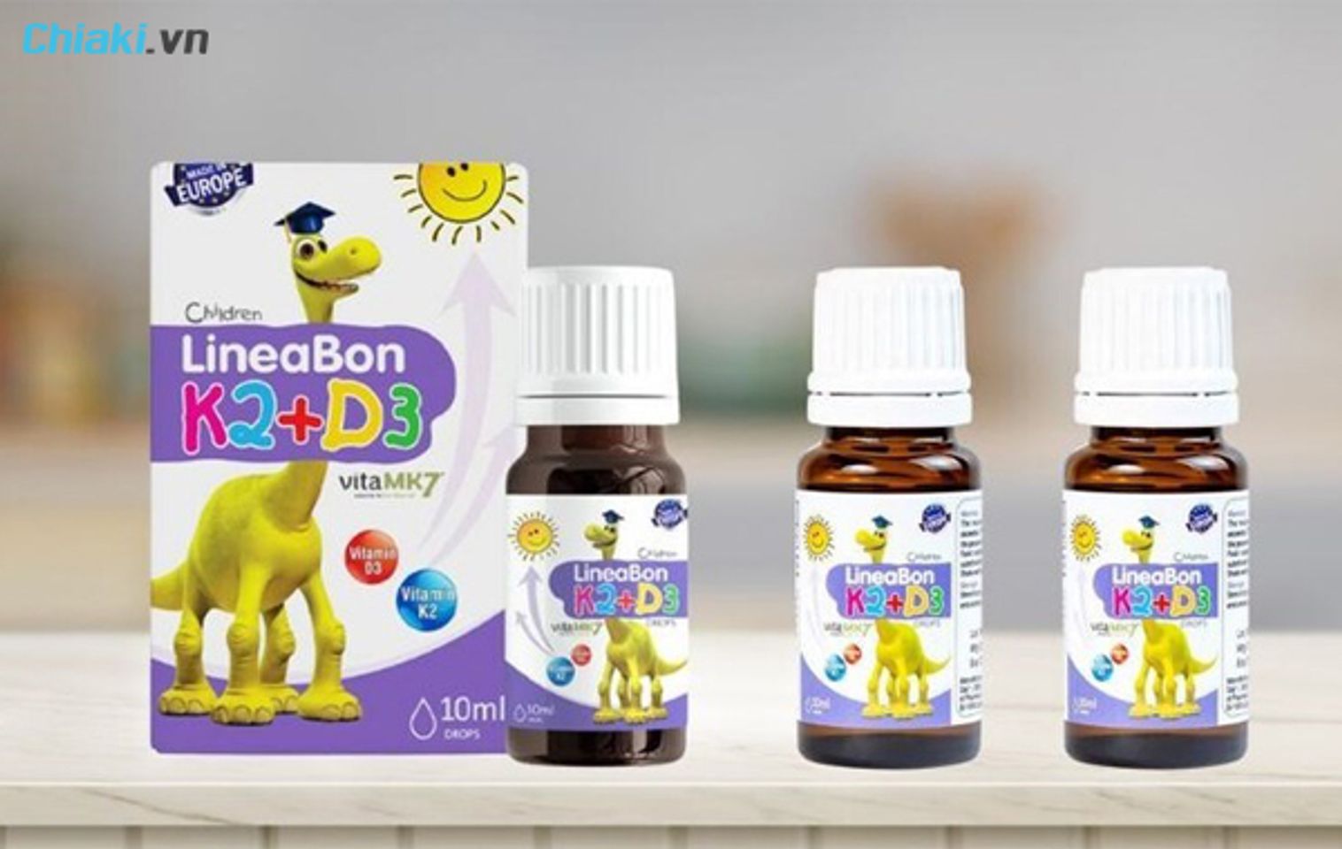 Những lưu &yacute; khi bổ sung Lineabon K2+D3 cho trẻ